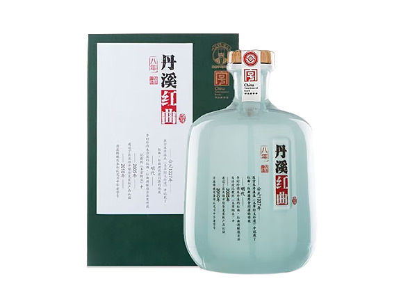潍坊丹溪黄酒回收丹溪8年红曲黄酒750mL 2瓶礼盒装行情价格