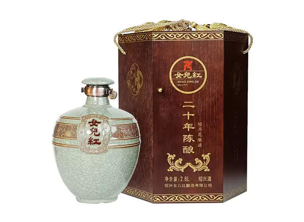 潍坊女儿红绍兴黄酒回收女儿红二十年陈酿20年花雕酒2.8L坛装礼盒行情价格