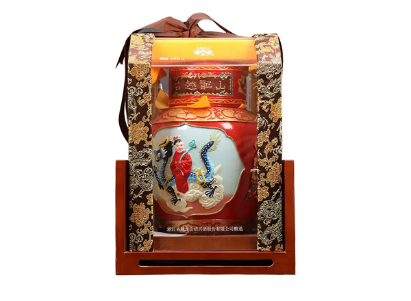 潍坊古越龙山黄酒回收古越龙山状元及第二十年陈酿2.5L工艺浮雕黄酒行情价格