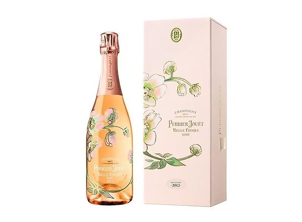 潍坊回收巴黎之花美丽时光桃红年份香槟礼盒装Perrier-Jouët Belle Epoque Rosé
