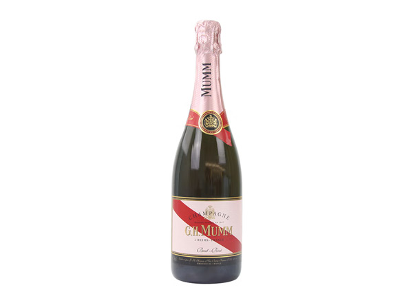 潍坊回收​玛姆红带香槟老款桃红玫瑰粉红玛姆香槟酒G.H. Mumm Brut Rose行情价格