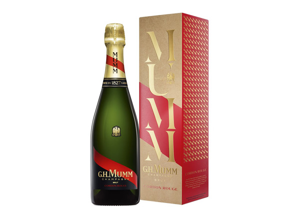 潍坊玛姆香槟回收风尚版玛姆红带香槟起泡酒G.H. Mumm Cordon Rouge Brut行情价格